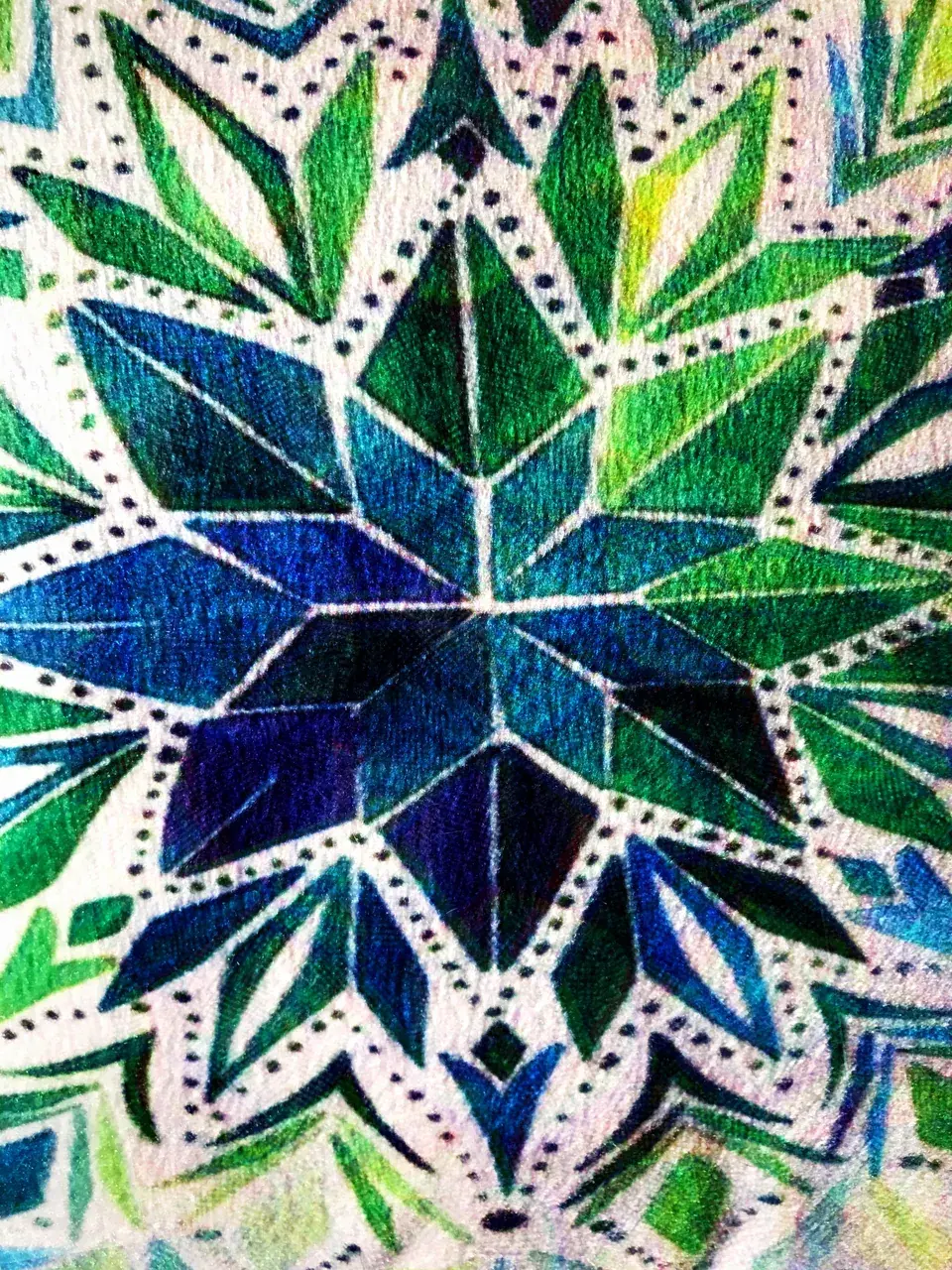 Pillow cover on acid, I hope you can see it clearly