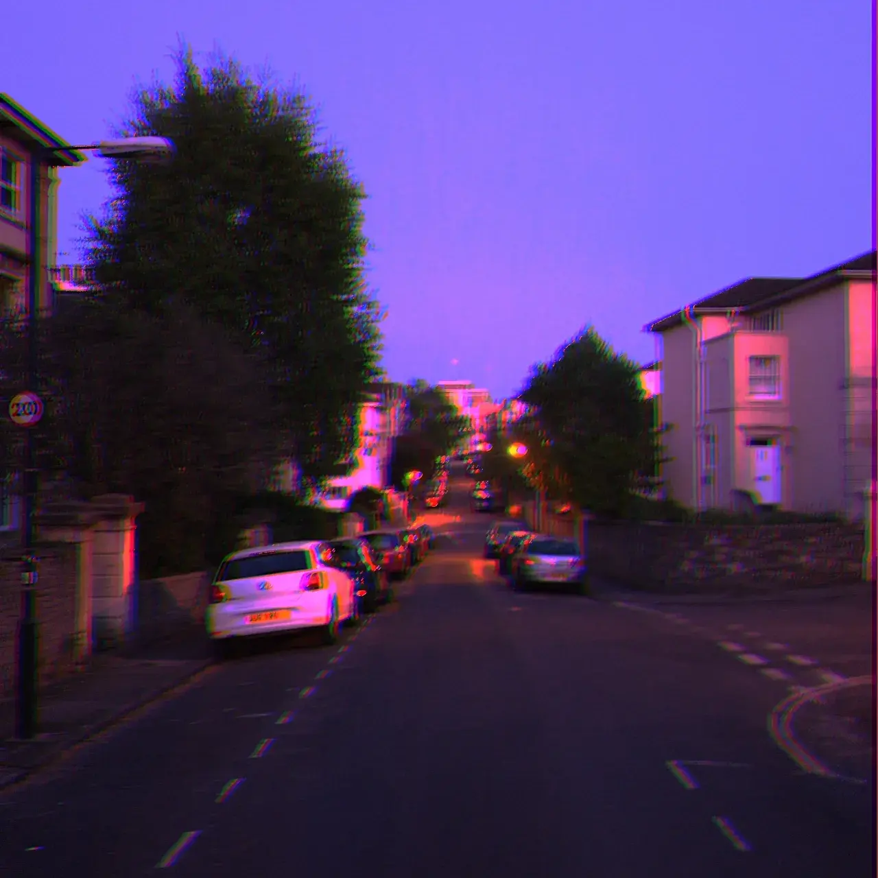 Walking home in the afterglow