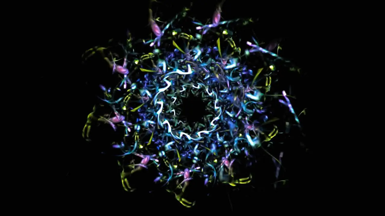 Closed-eye visuals, generated while tripping