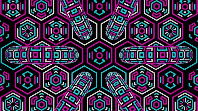 Symmetrical Capsule Hexagon Grid