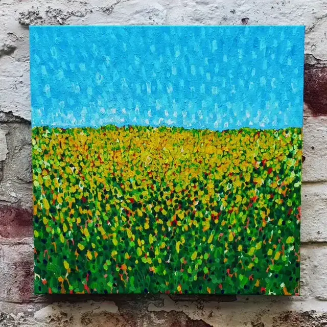 What I see in my paintings on LSD