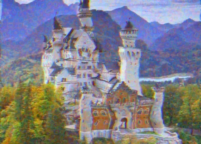 This castle is majestic 😍🌈