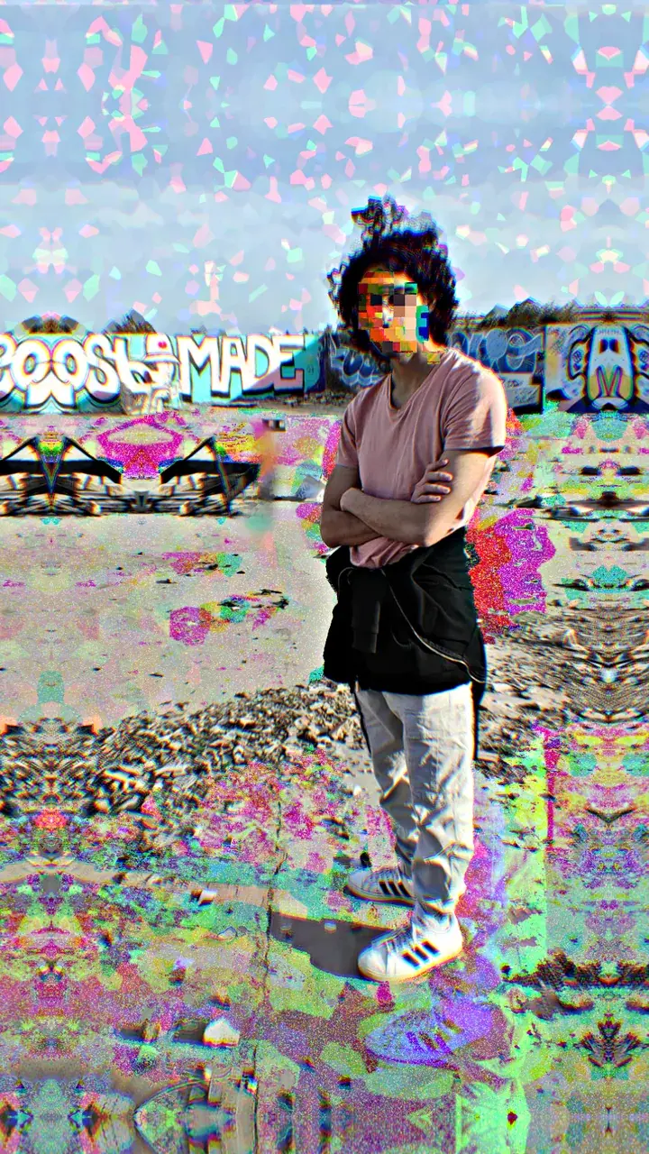 My friend on a High dose of Acid