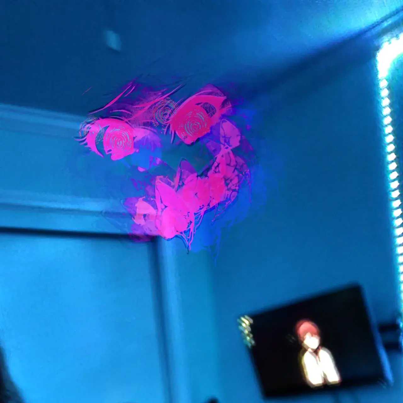 ahegao visuals i had in my room
