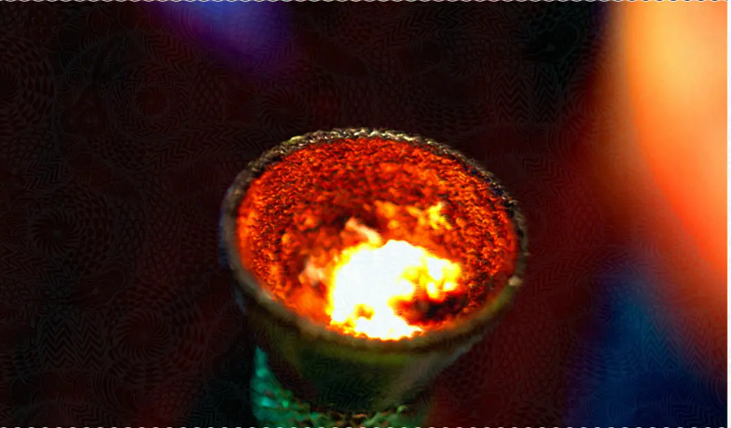 Hitting a bowl of weed on lsd