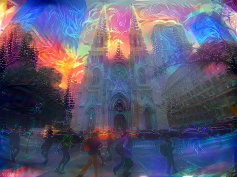 NYC Cathedral, 500 mic of LSD