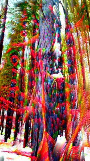 This was my vision on 750ug (I had a tolerance so probably more like 500)