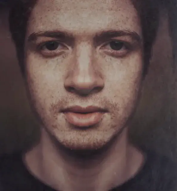 Staring at your reflection in the mirror on acid