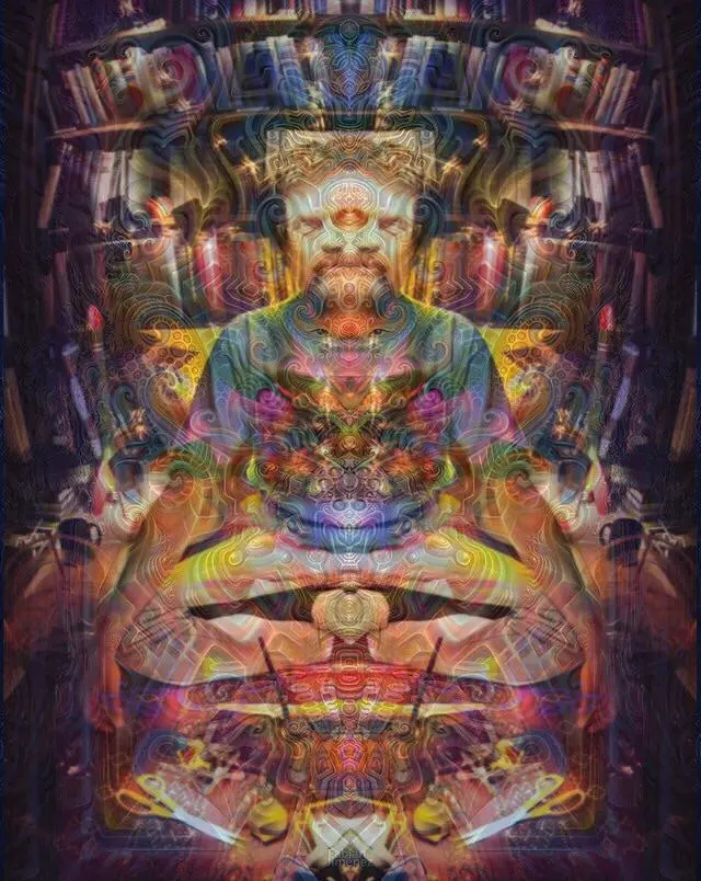 Meditating with Terence!