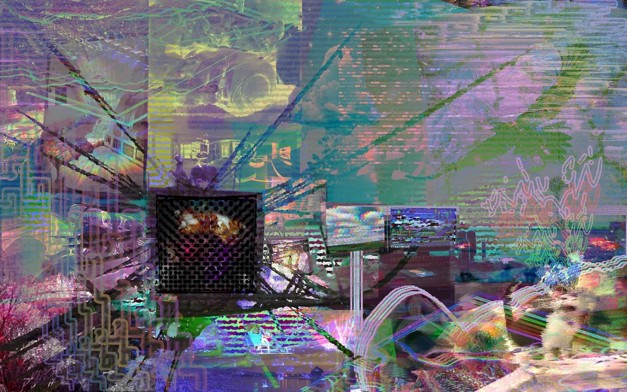 glitch art I made of how it feels to 400/400 dxm/dph