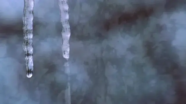 Staring at icicles