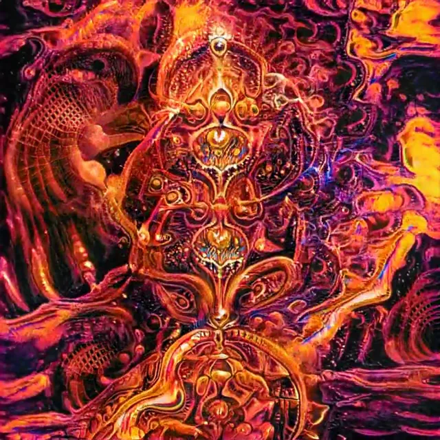 Further experiments training a neural network on visionary artwork in order to generate psychedelic visuals.