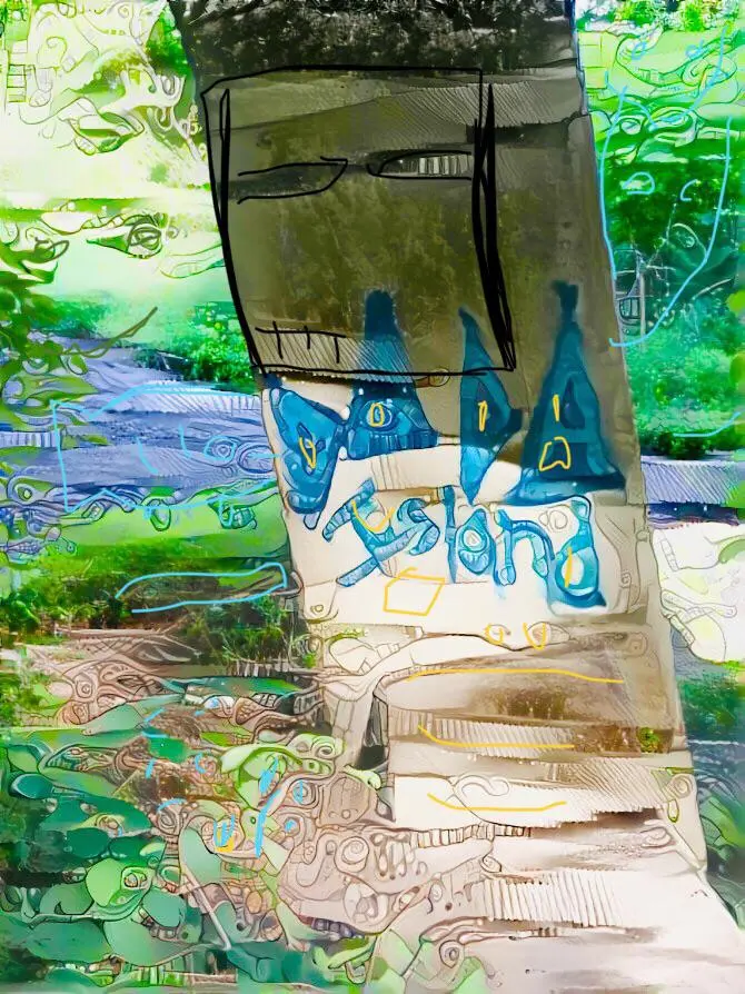 Smoking under a bridge on 3 tabs