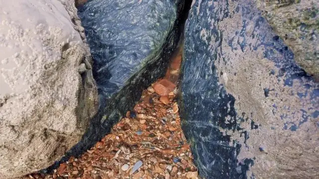 These rocks aren't as solid as I expected them to be