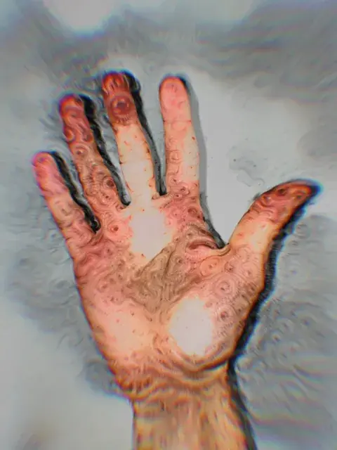 my hand is a liquid