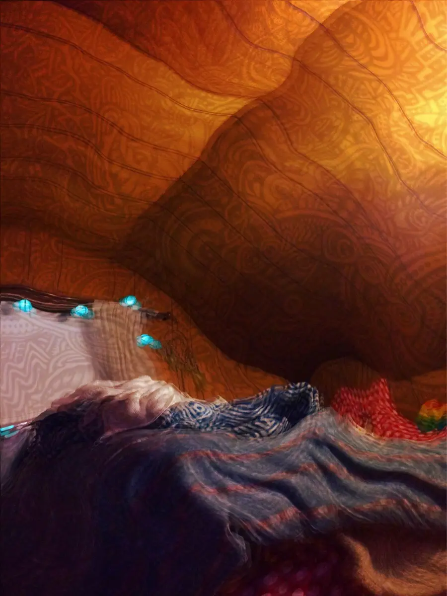 Tried to replicate the come up of an intense shroom trip