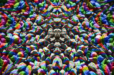 Symmetrical texture repetition