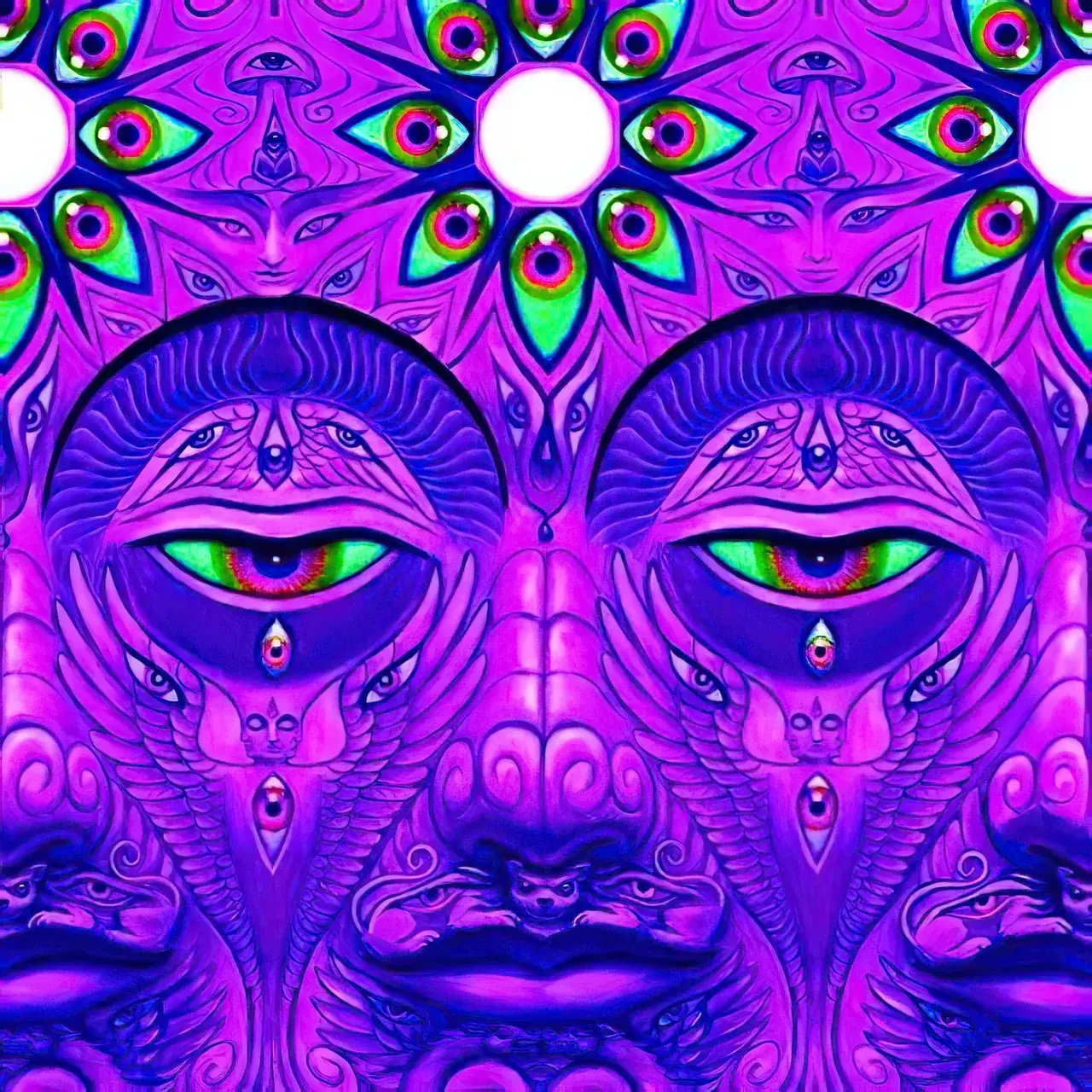 Violet Twin-Faced Shaman