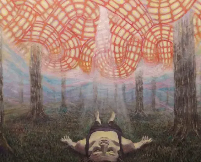 'Surrender' - a painting of mine animated by my friend, hope you guys enjoy!