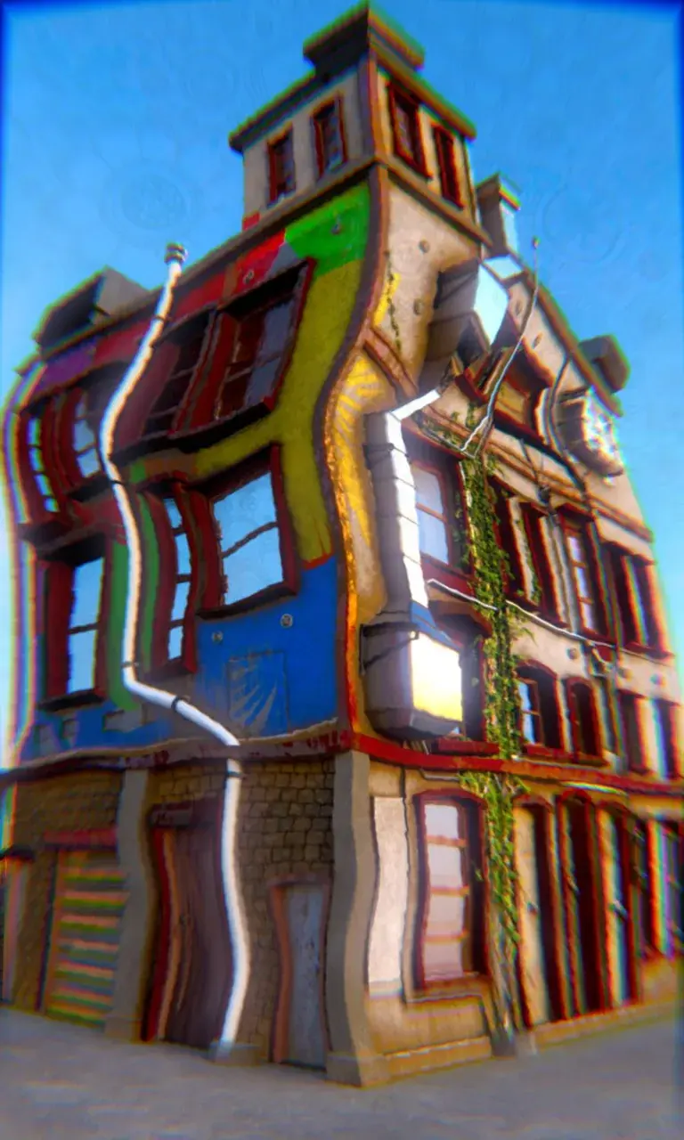 Thought you guys might like my latest art project, Melting Building :)