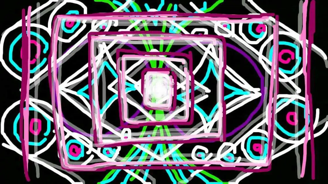 [OC] I closed my eyes and drew what I saw. Looks best zoomed out