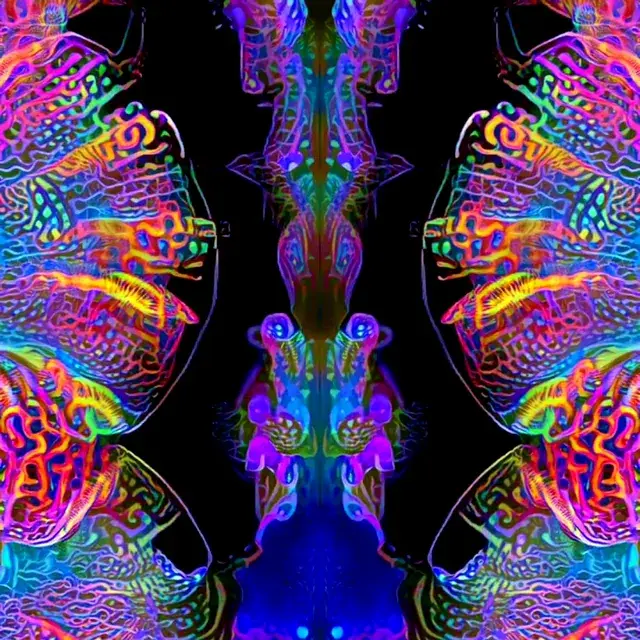 I Make Trippy Art From Coral Photos! @Jammer_Design