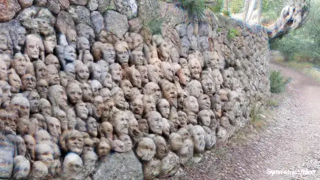 These guys got so stoned, they turned into a rock wall (Pareidolia experiment)