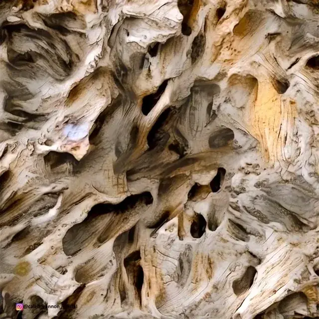 Trippy Wood Expansion Timelapse