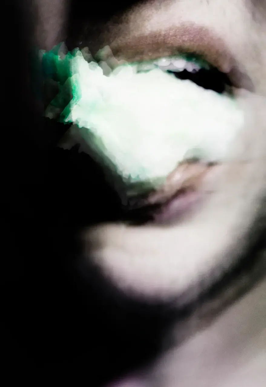 Photograph/Self Portrait - Everything was glitched out with Lucy