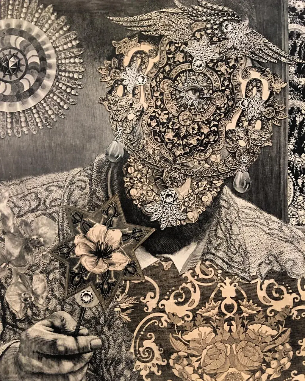 Bruce Conner "Psychedelicatessen Owner" - Has anyone got any larger resolution?