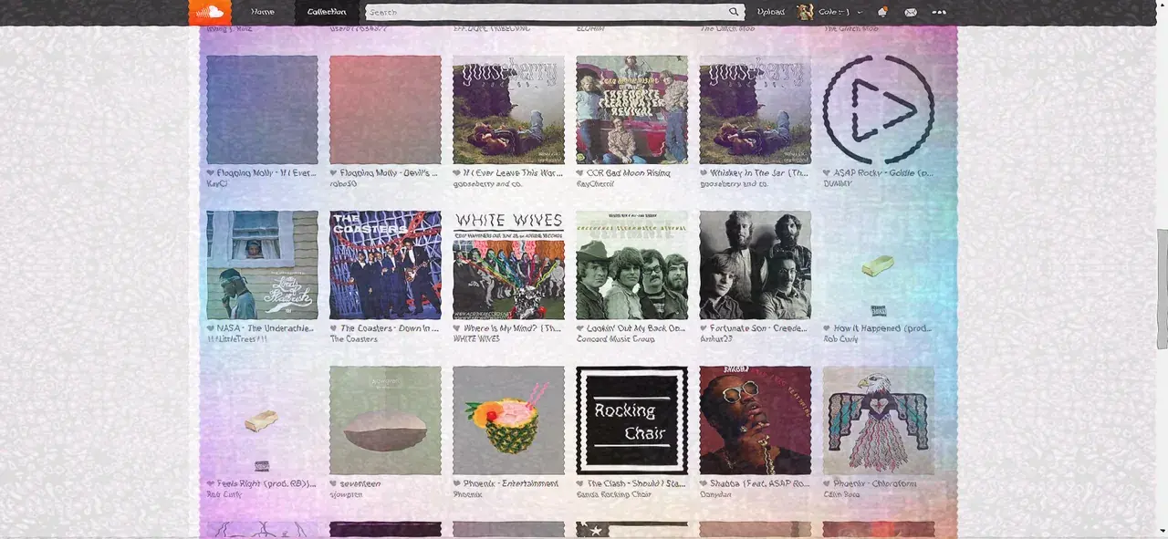 Soundcloud on a tab of acid and bho dabs.