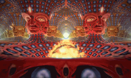 Classic Alex Grey Animated DMT vision