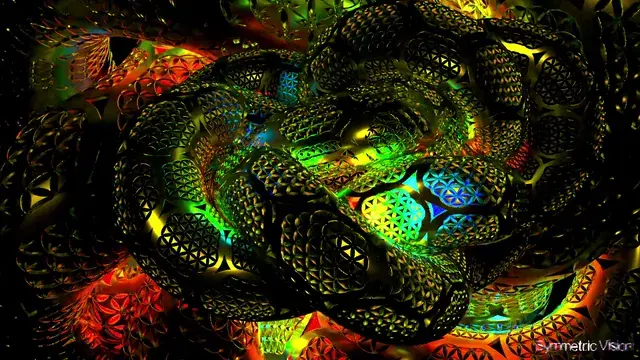 Flower of Life Snake Pile