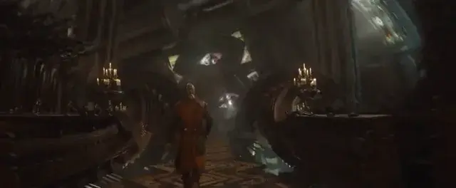 Extremely DMT-like spiraling fractal geometry from the new Doctor Strange trailer