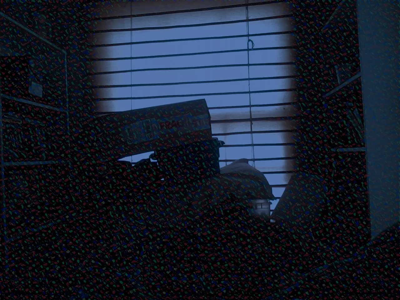 This is about as close as I can get to the visuals I see right after I turn my light off while tripping on DXM+Shrooms. Just see red green and blue pixely patterns til my eyes adjust to the dark