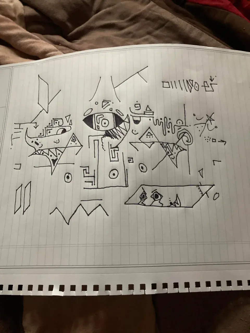 Replication of a sinister sigil I saw on 300ug 1P-LSD + 80x Salvia + 150mg DXM
