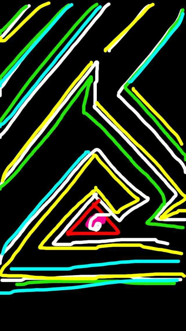 [OC] I closed my eyes and drew what I saw. Looks best zoomed out