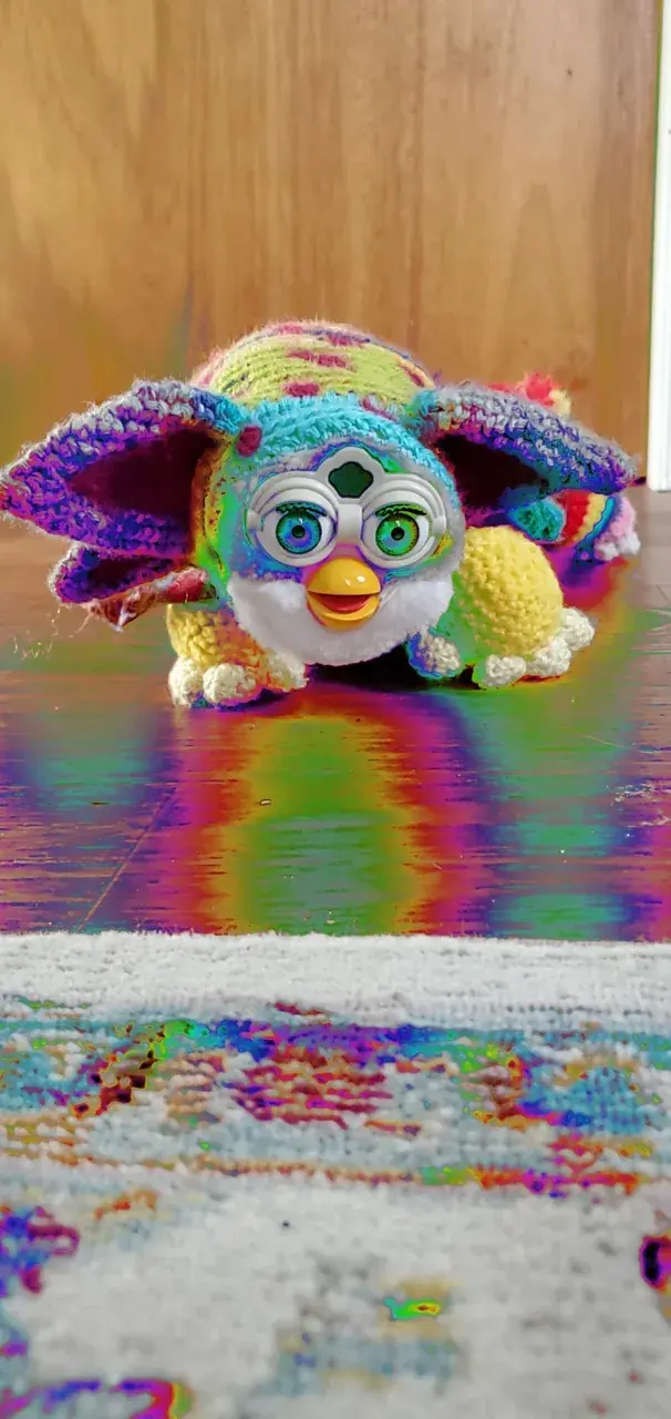 When the furby hits (via vagrantfurby (Tumblr))