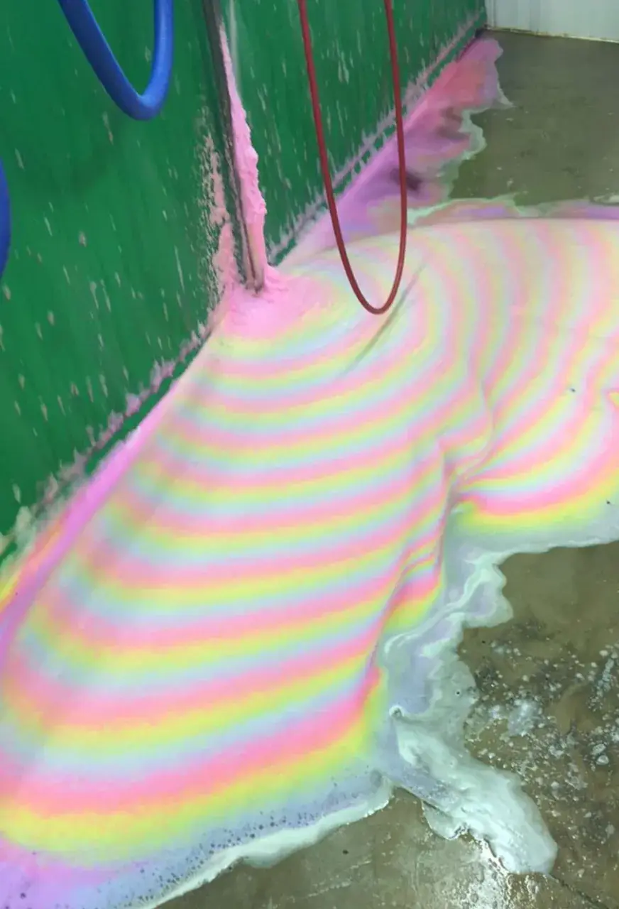 Triple foam breaks at the car wash (xpost r/pics)
