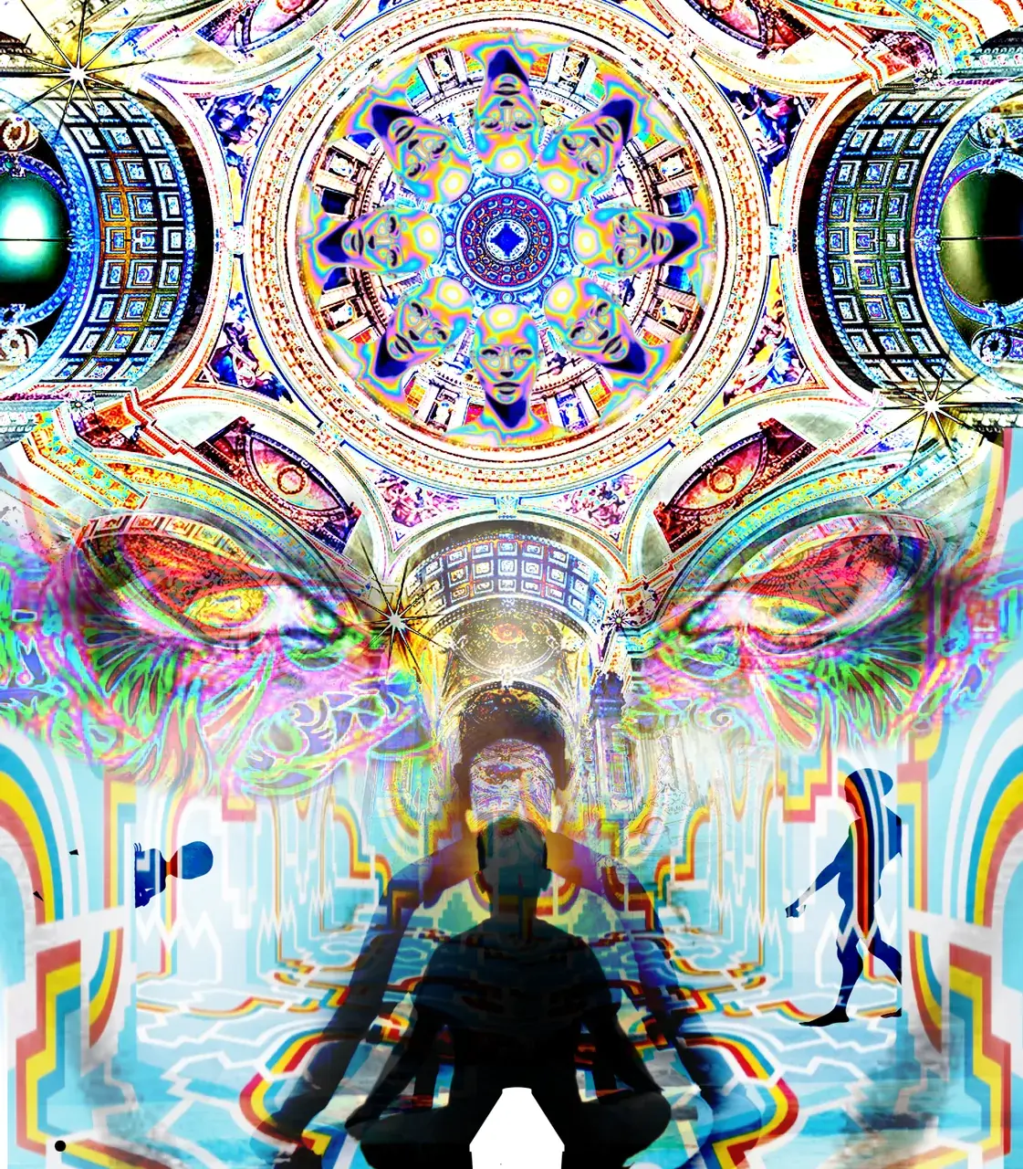 DMT replicatiom - varius stages inside one image