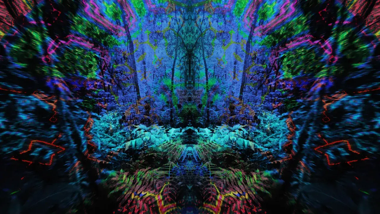 DMT visuals i made after my first trip.