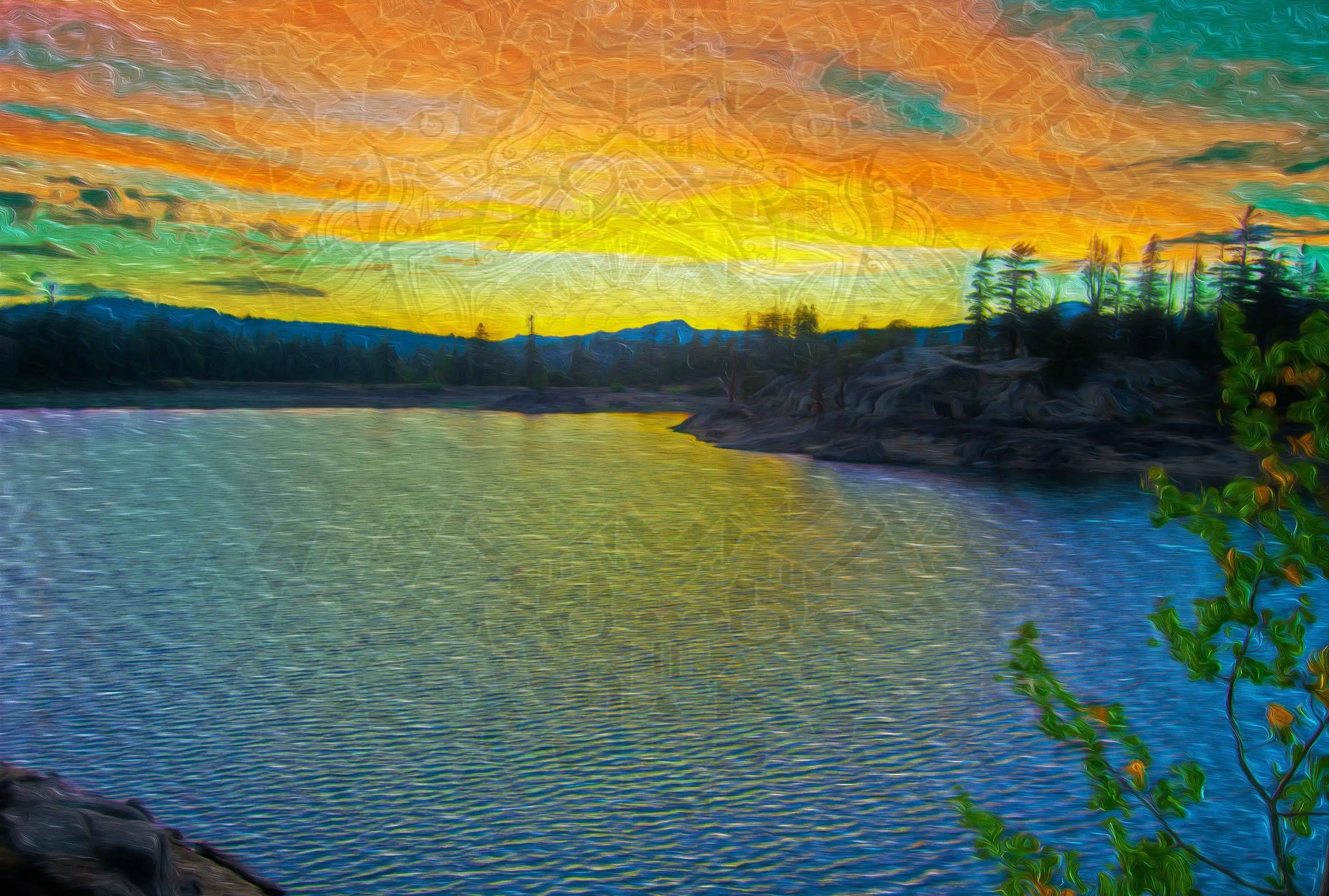 Lake on LSD