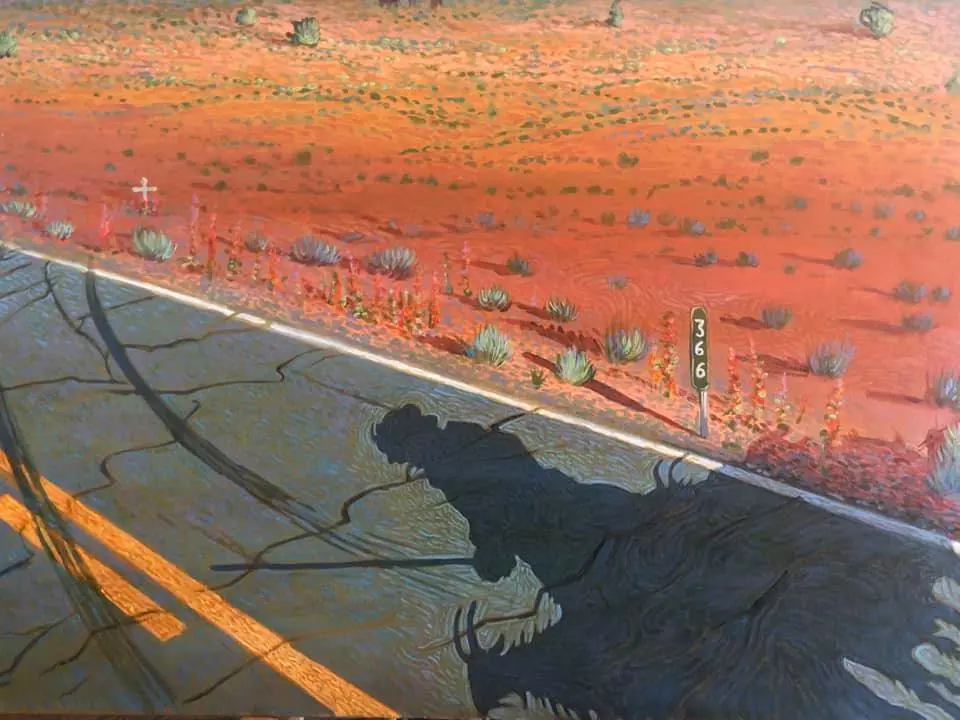 Shadow Crossing by Shonto Begay (c) 2020