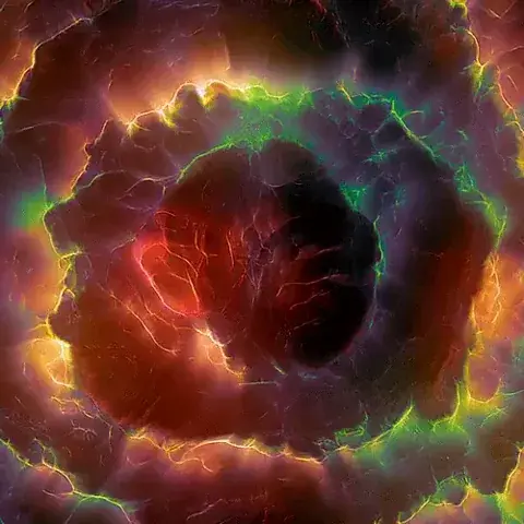 When you rub your closed eyes after taking yr glasses off