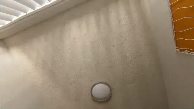 Its the popcorn ceiling that always gets me