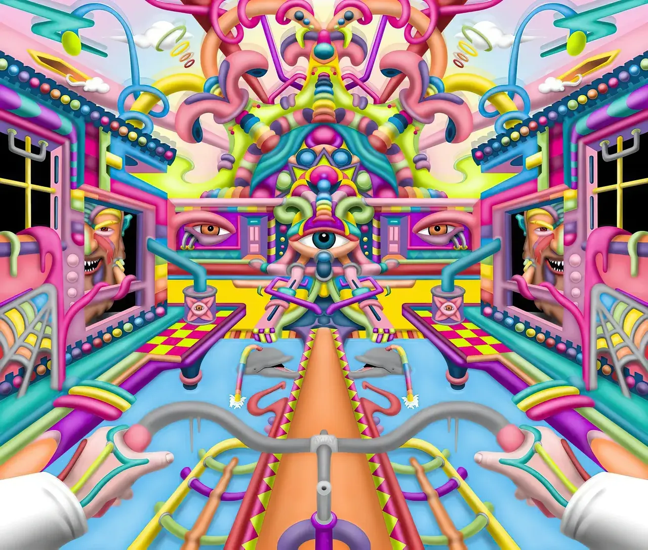 Candy-Colored Eye Corridor