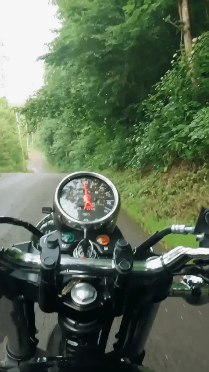 Scenic motorcicle ride