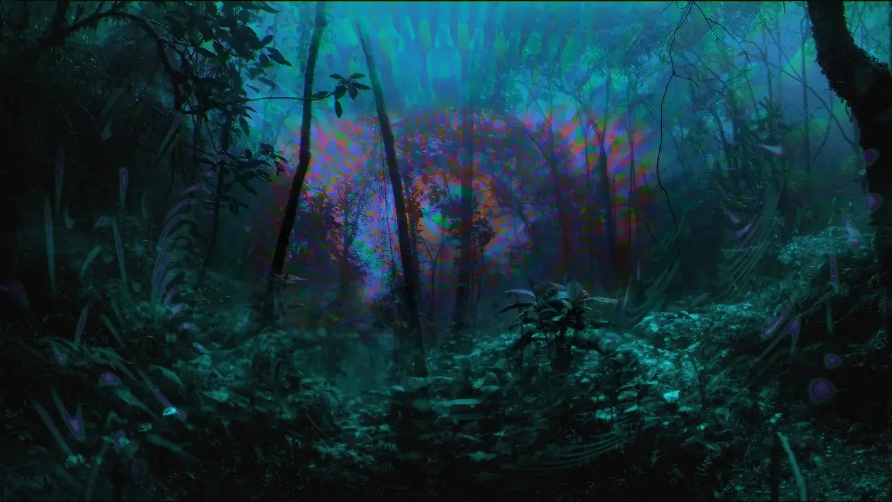 DMT visuals i made after my first trip.