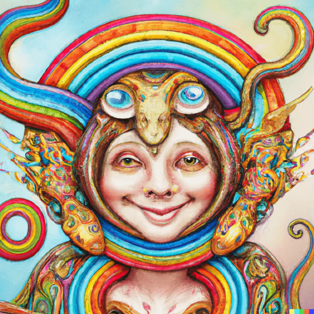 That sensation on ayahuasca of transforming into a jaguar or rainbow serpent